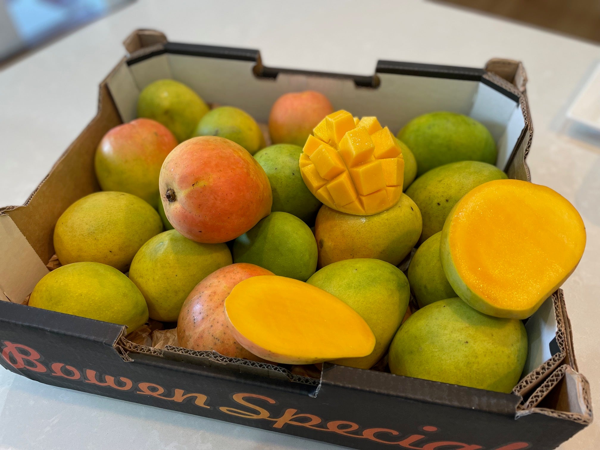 Bowen Special Mangoes - Order a tray today! – Christmas Mangoes